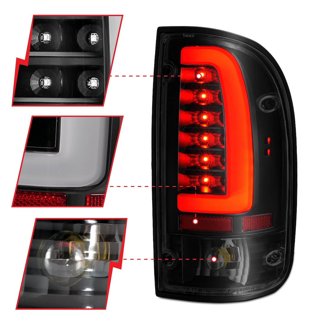 ANZO USA Uses OEM Sockets And Wiring OEM LED Tail Light Assembly 311354 - image 2