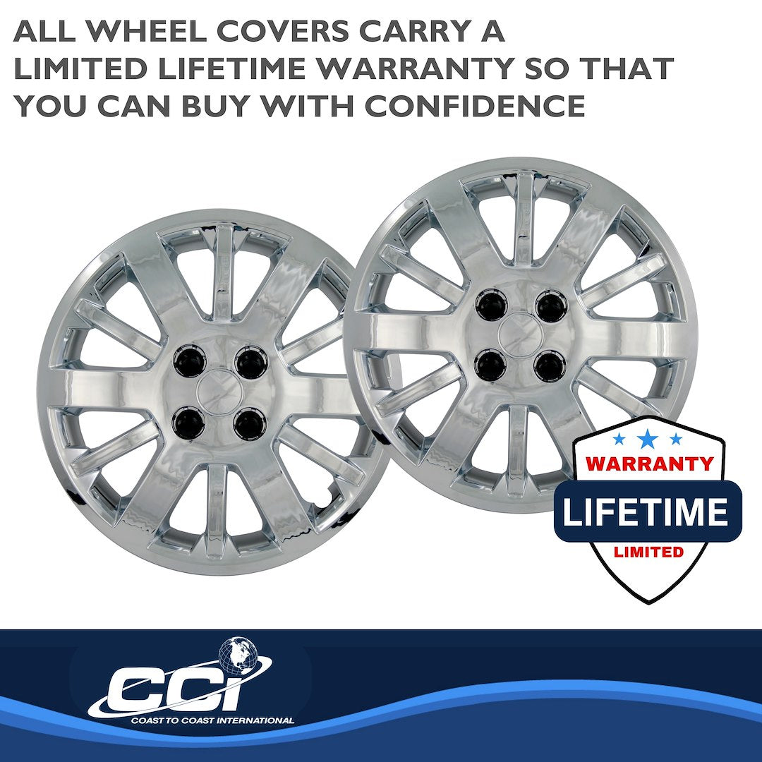 Coast To Coast 45315C Cobalt Chrome 12-Spoke Covers - image 3