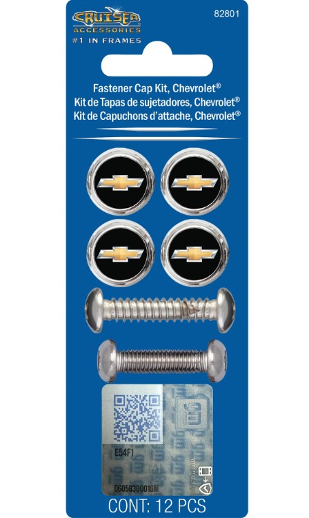 Cruiser 82811 Black Ford Logo Fastener Caps - image 2
