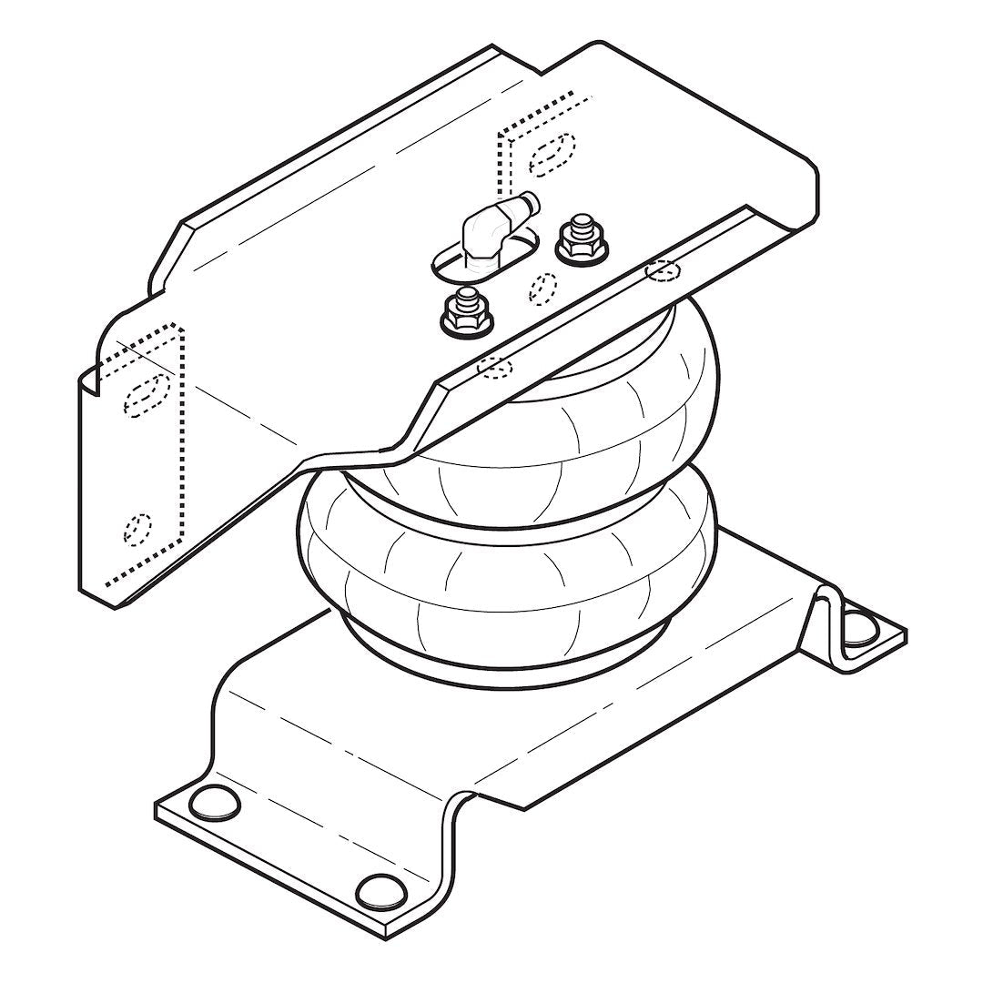 Firestone 2404 Air-Spring Kit - 5,000 lb Load Support