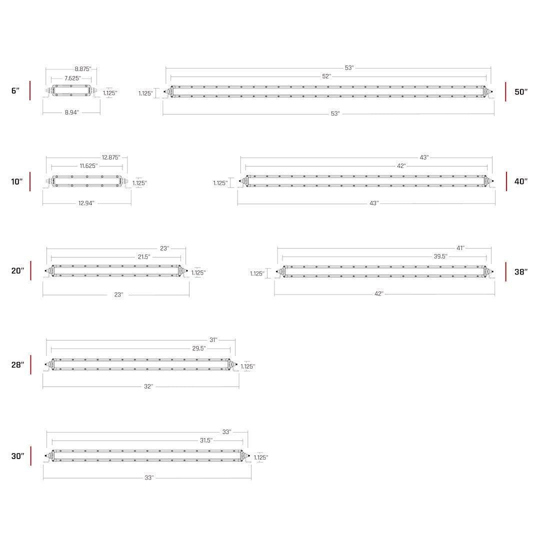 Rigid 330314 SR-Series PRO Single-Row LED Light Bar