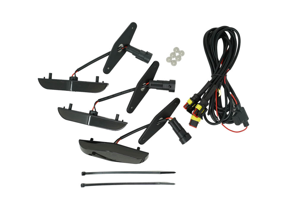 Cali Raised LED CR3686 Smoke 4Runner Pro Grille Lights - image 1