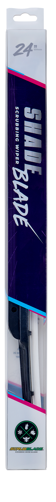 Scrubblade CBW2400 White Silicone ShadeBlade Wiper