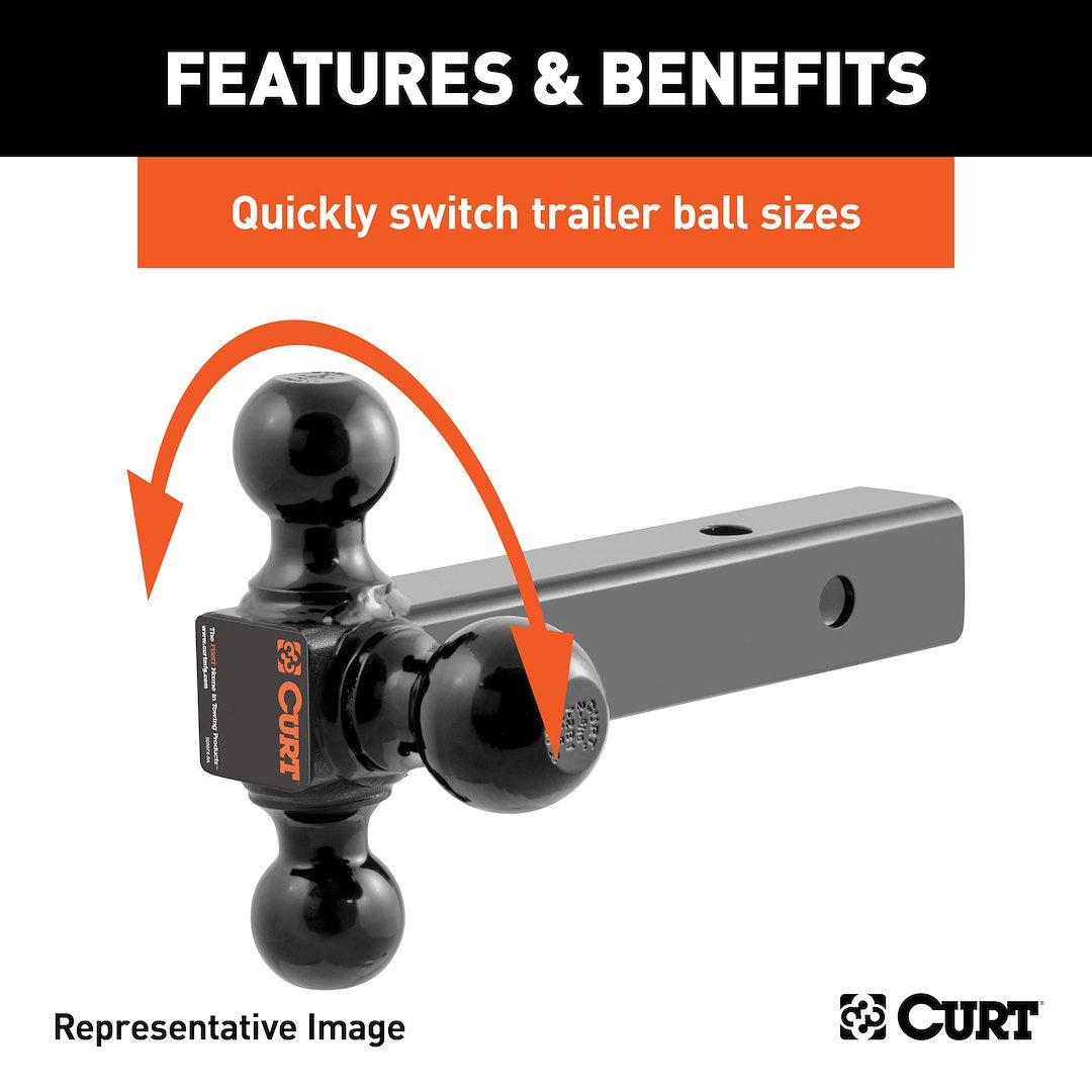 Curt 45651 Trailer Hitch Ball Mount - image 3
