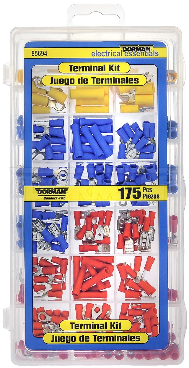 Dorman 85694 175-Piece Wire Terminal Assortment with Case - image 5