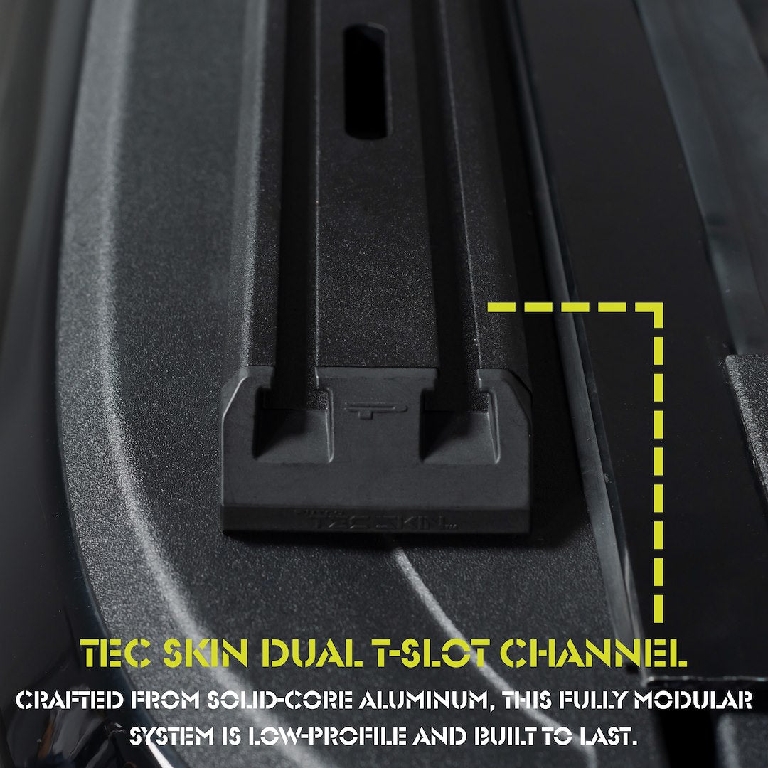 Putco 129872 TEC Skins T-Slot Bed Rail Caps