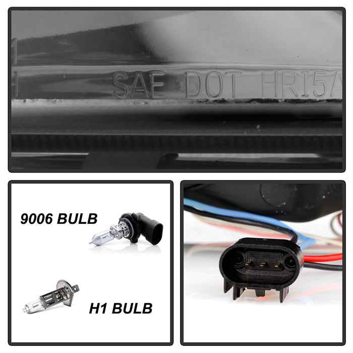 Spyder 5010209 Version 2 Halogen Projector Headlight for F-150