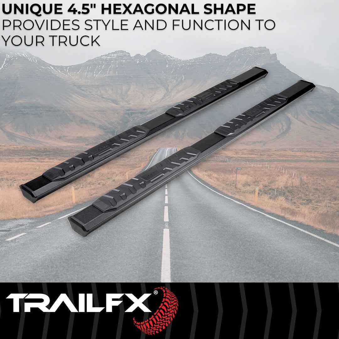 TrailFX AL4016B Nerf Bar for Toyota Tacoma 2005–2023