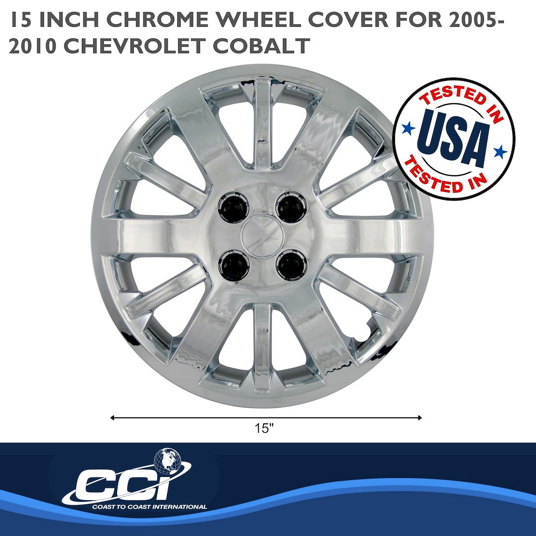 Coast To Coast 45315C Cobalt Chrome 12-Spoke Covers - image 2