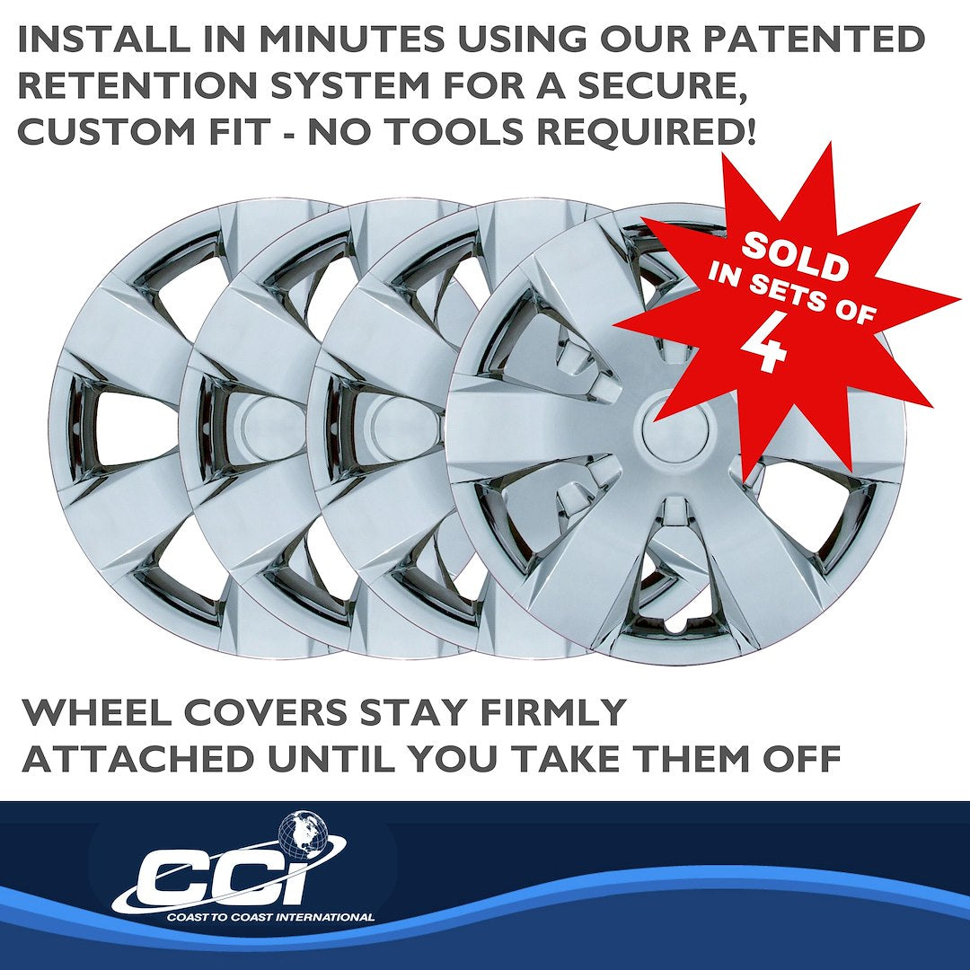 Coast To Coast 42916C Camry 16-Inch Chrome Wheel Covers - image 4