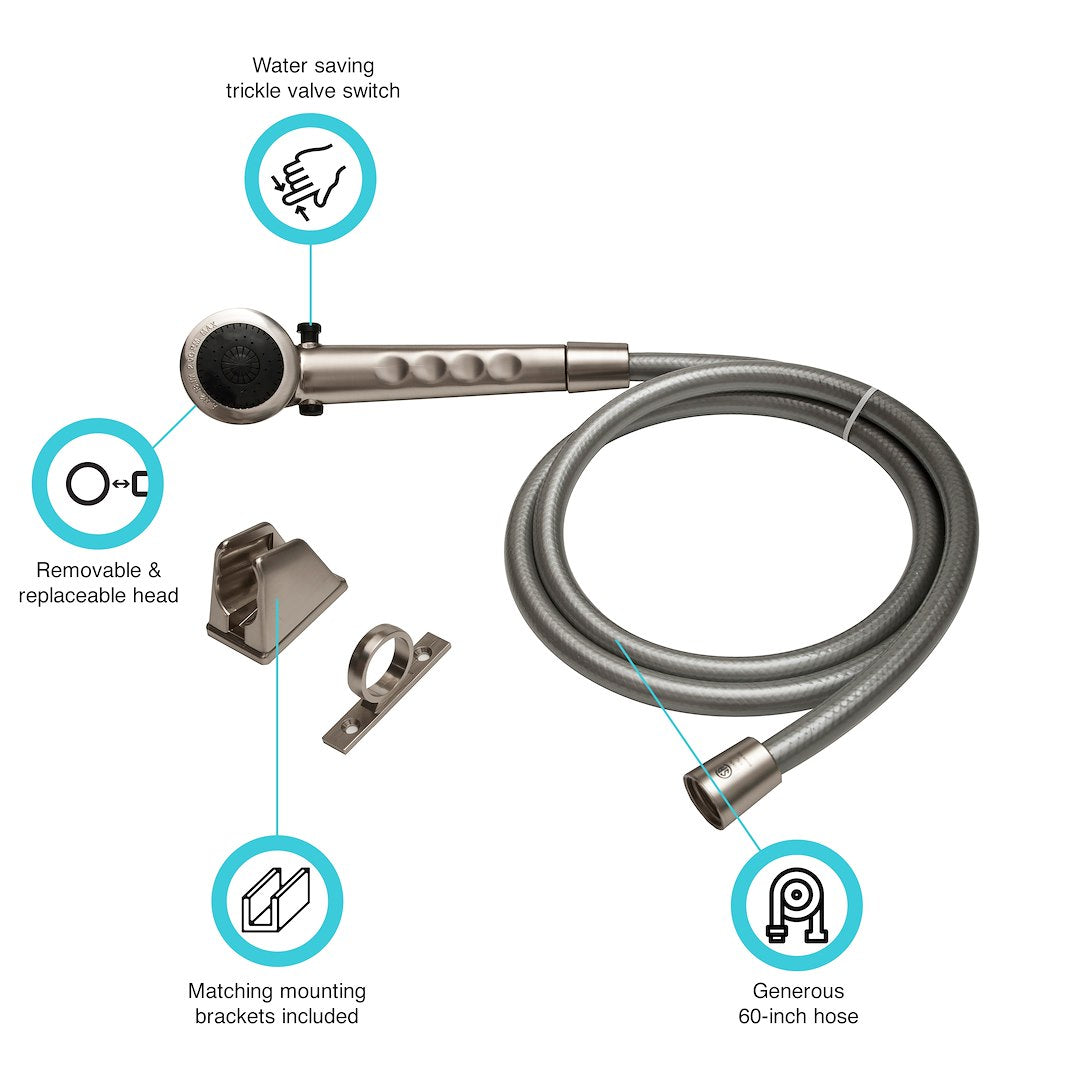 Dura Faucet Df-Sa130-Sn Shower Head - image 2