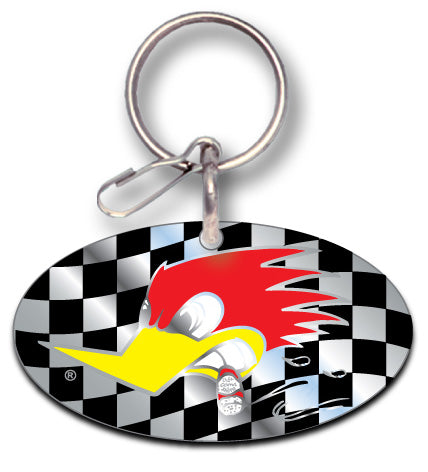Plasticolor 004164R01 Checkered Flag Key Chain
