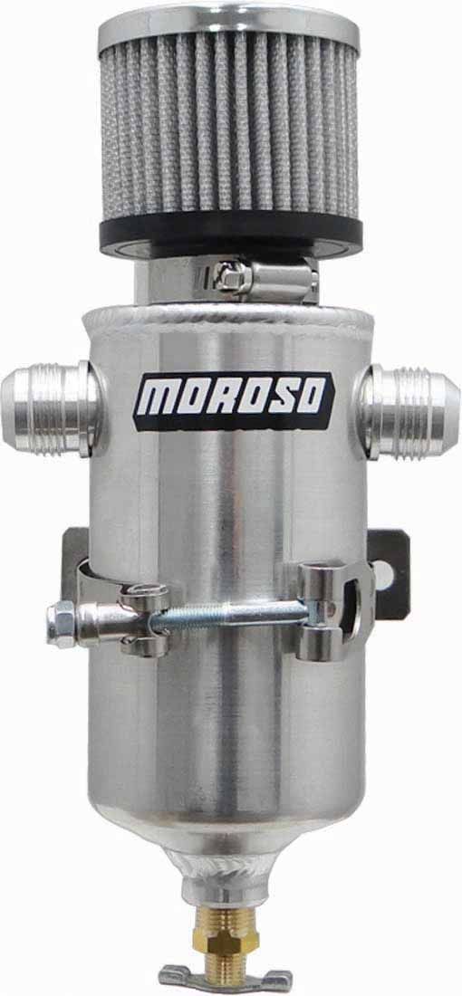 Moroso Performance 85469 Breather Tank with Two 12 AN Fittings