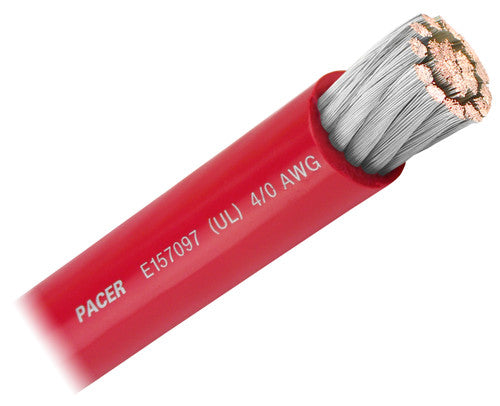 Pacer Marine Wul4/0rd-25 UL-Approved Battery Cable