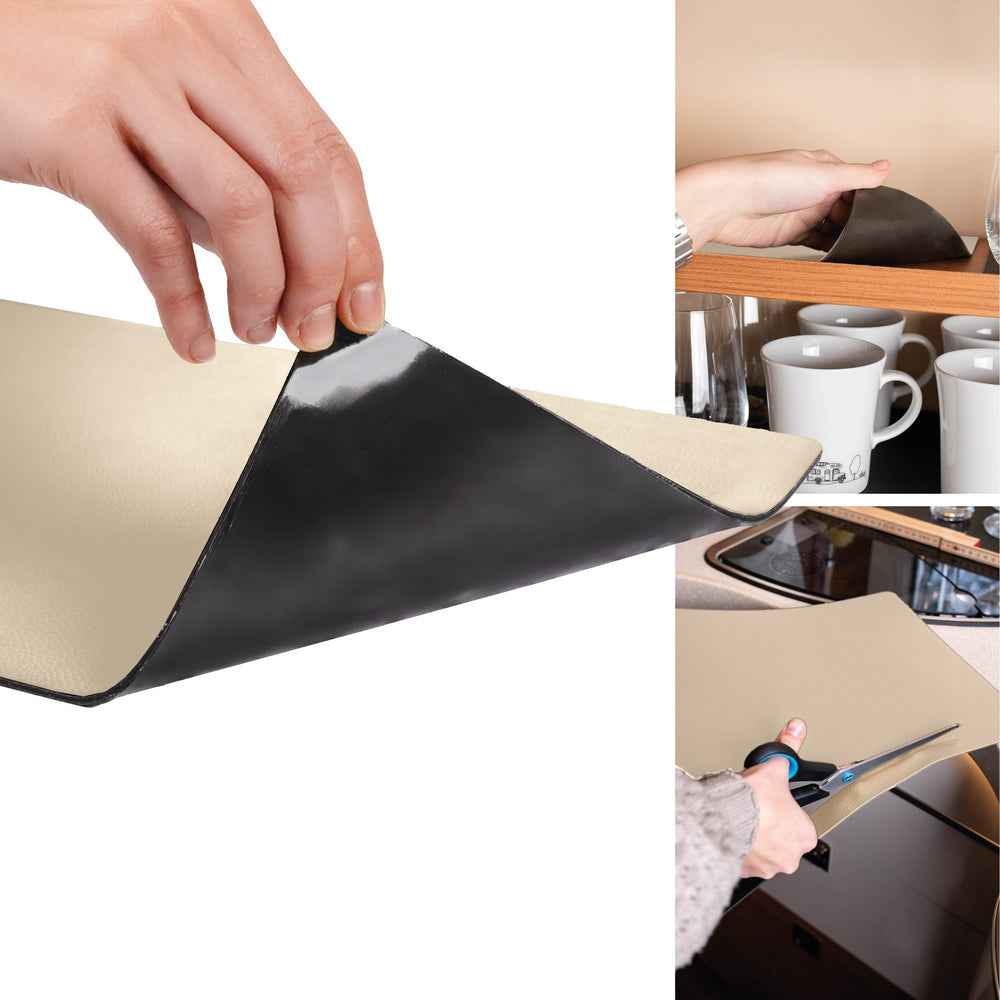Silwy Magnetic MBE00-1110-1 Metal Nano-Gel Shelf Mat - Beige