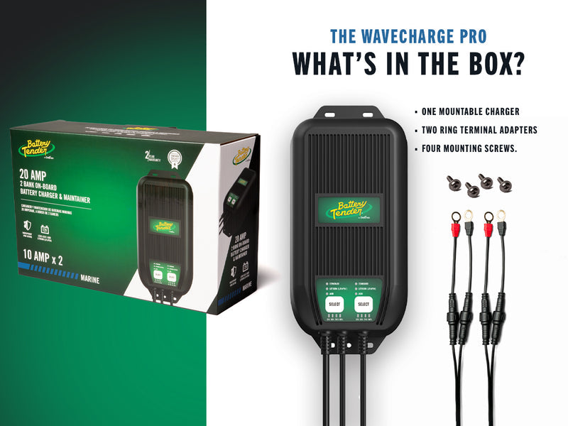 Battery Tender WaveCharge Pro 12 Volt 40 Amp Battery Charger 022-1009-DL-WH - image 5