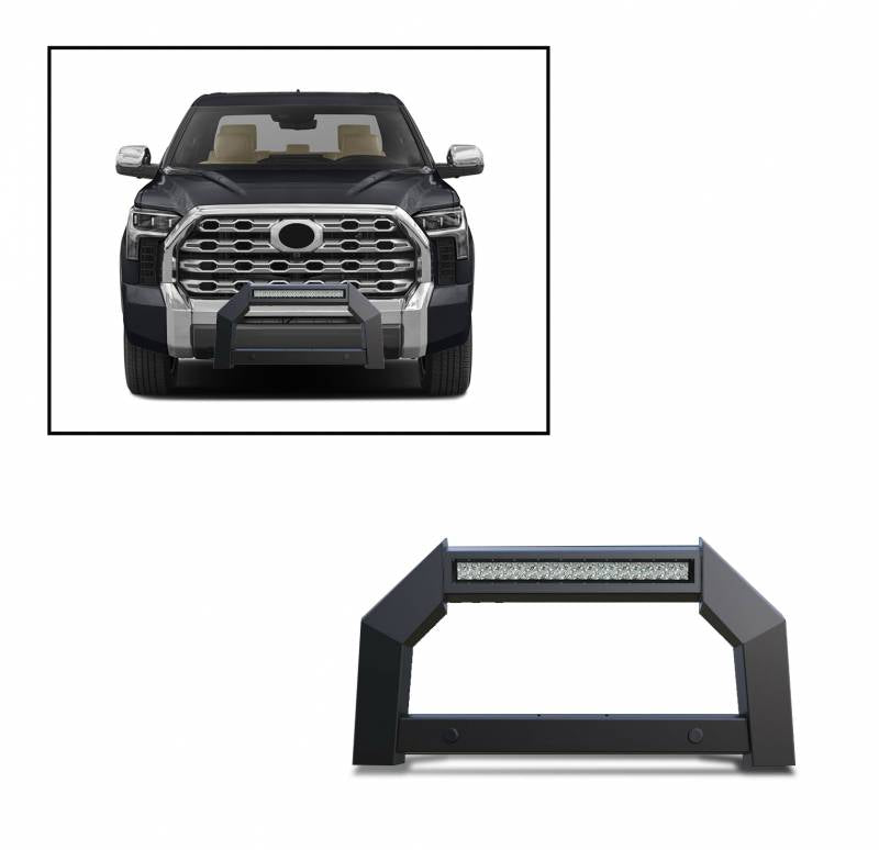 Black Horse Offroad AB-TO22 Bull Bar with skid plate - image 2