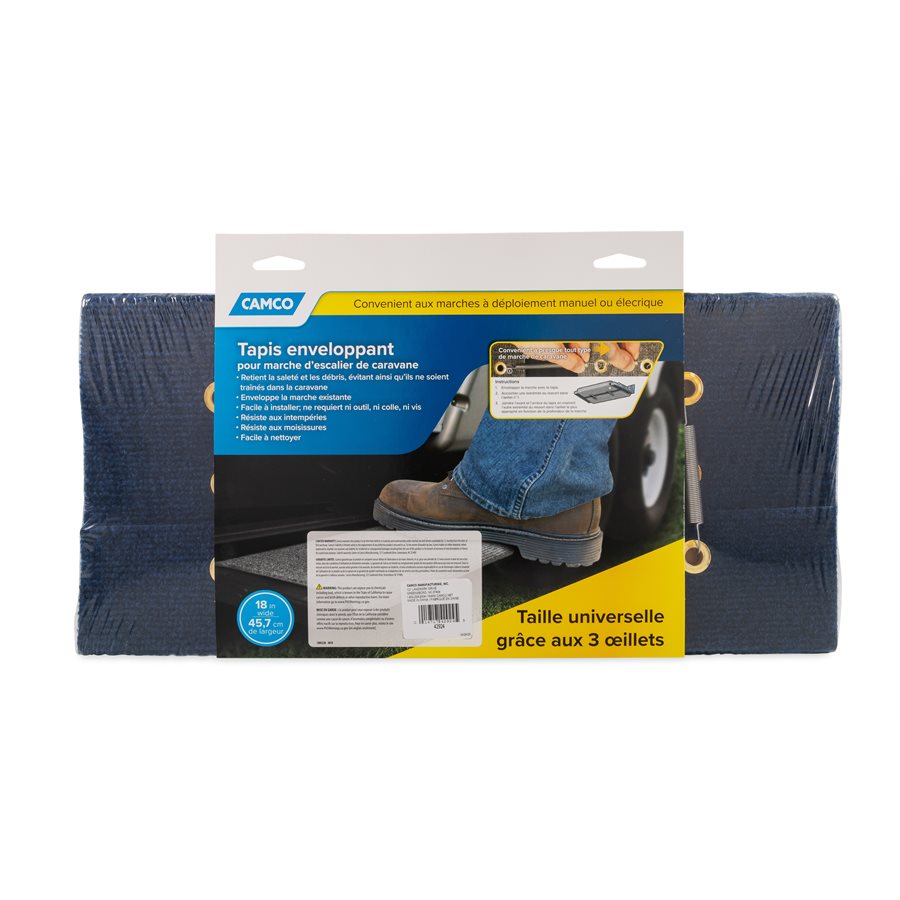 Camco Entry Step Rug (42924) – Length (In): 17-1/2 Inch