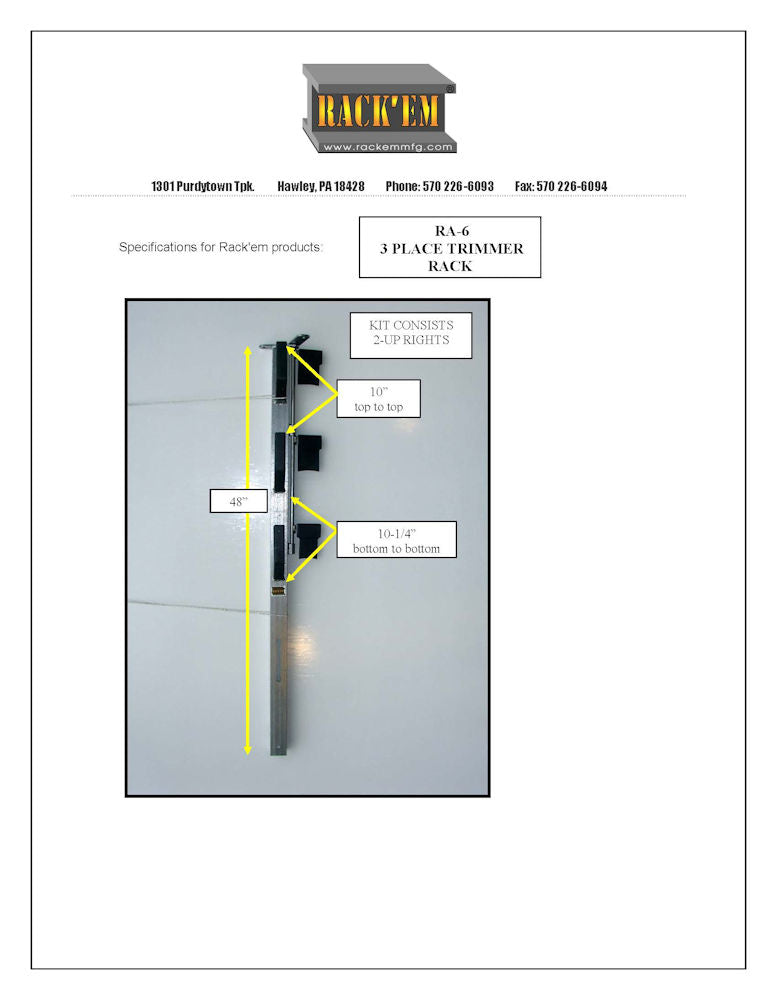 Rack-Em Ra-6 Tool Organizer - image 3