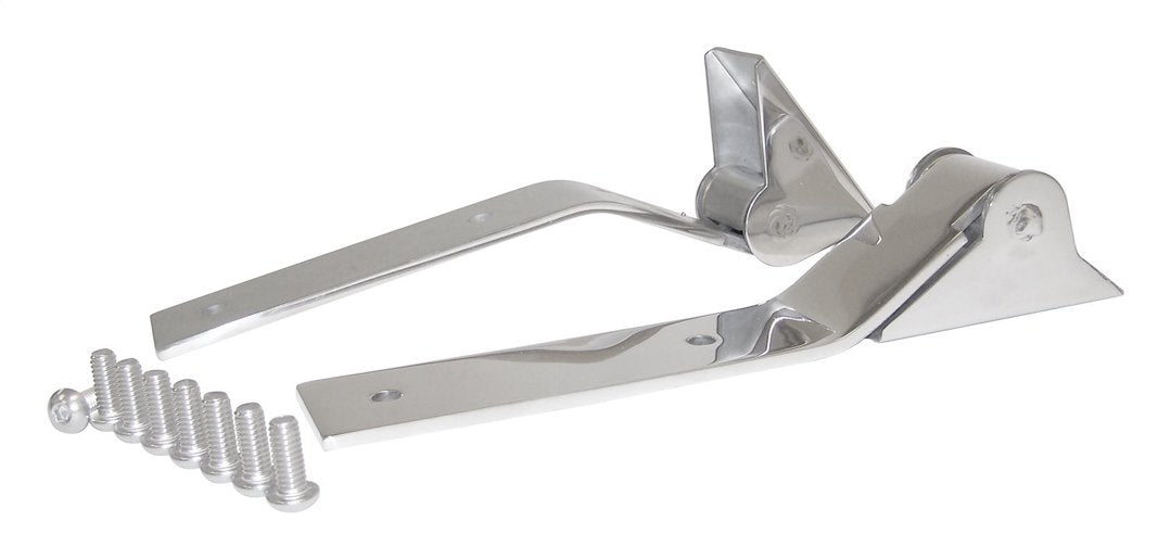 Crown Automotive RT34049 Polished Tailgate Hinge Pair - image 1