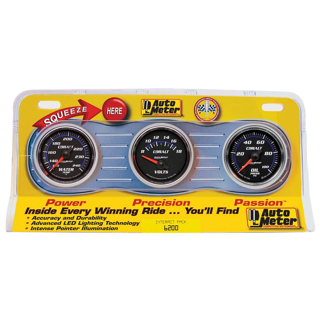 Equus E6200 Oil Pressure, Voltage and Water Temperature Console