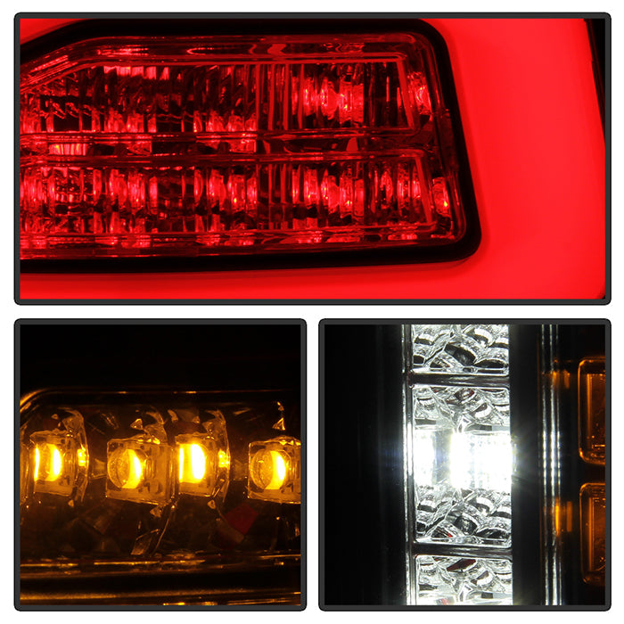 Spyder 5087294 Black LED Tail Light for Halogen-Model Applications