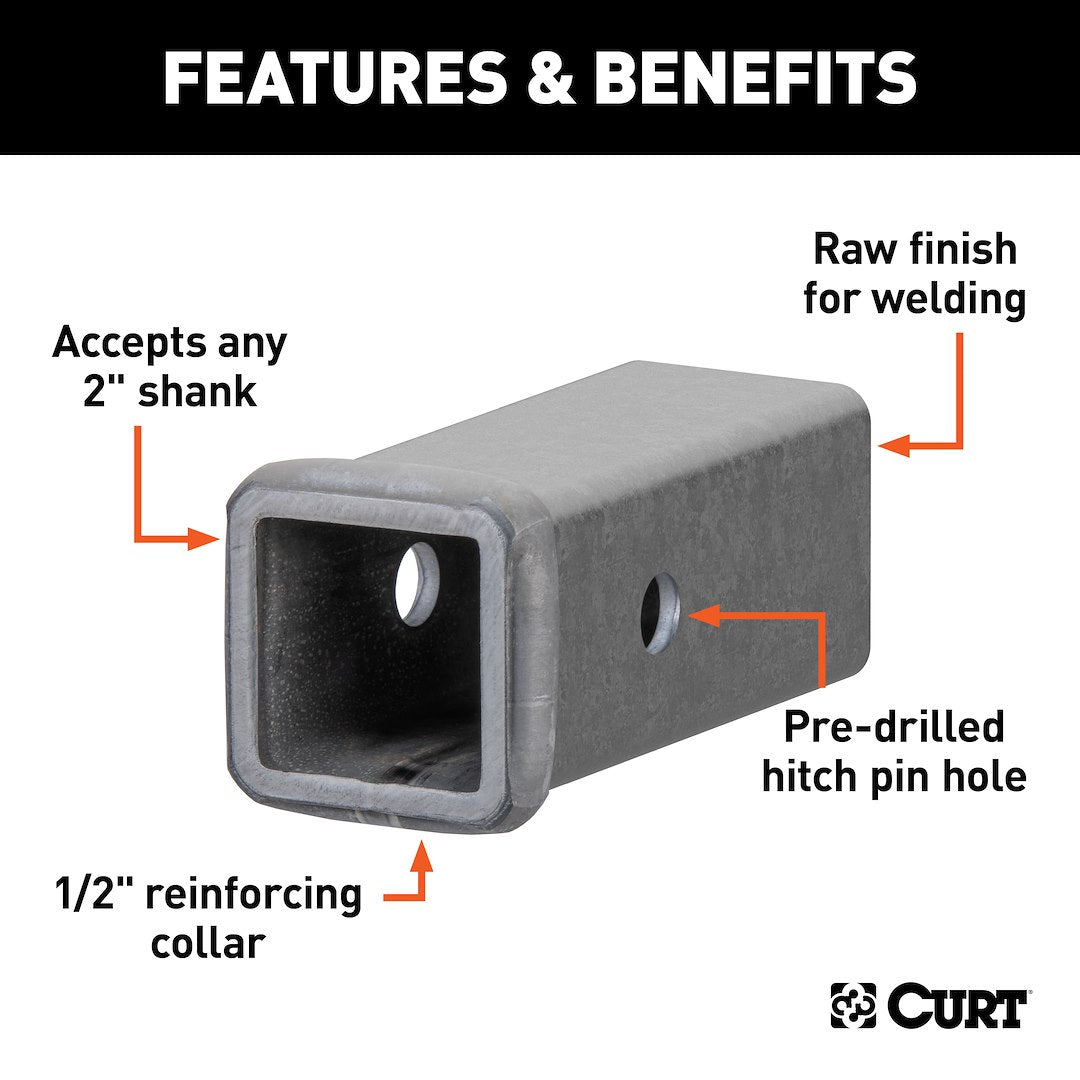 CURT 49060 Trailer Hitch Receiver Tube
