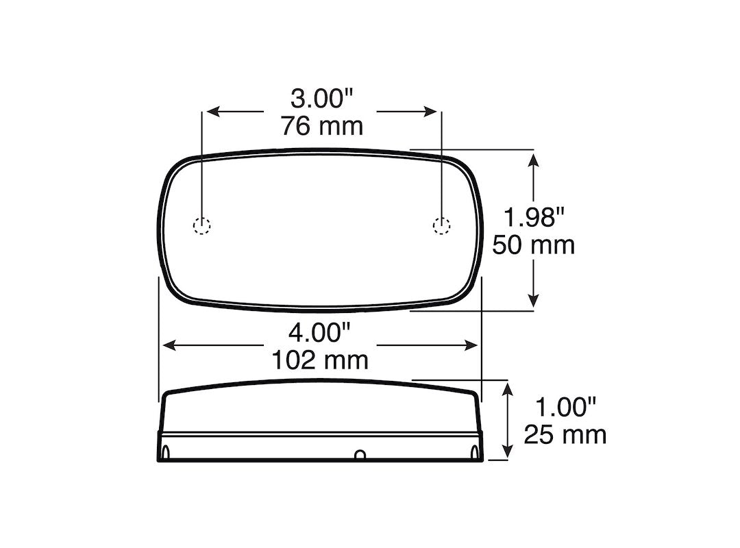 Peterson Mfg. 4.07 Inch Length X 2.04 Inch Width (V108wa)