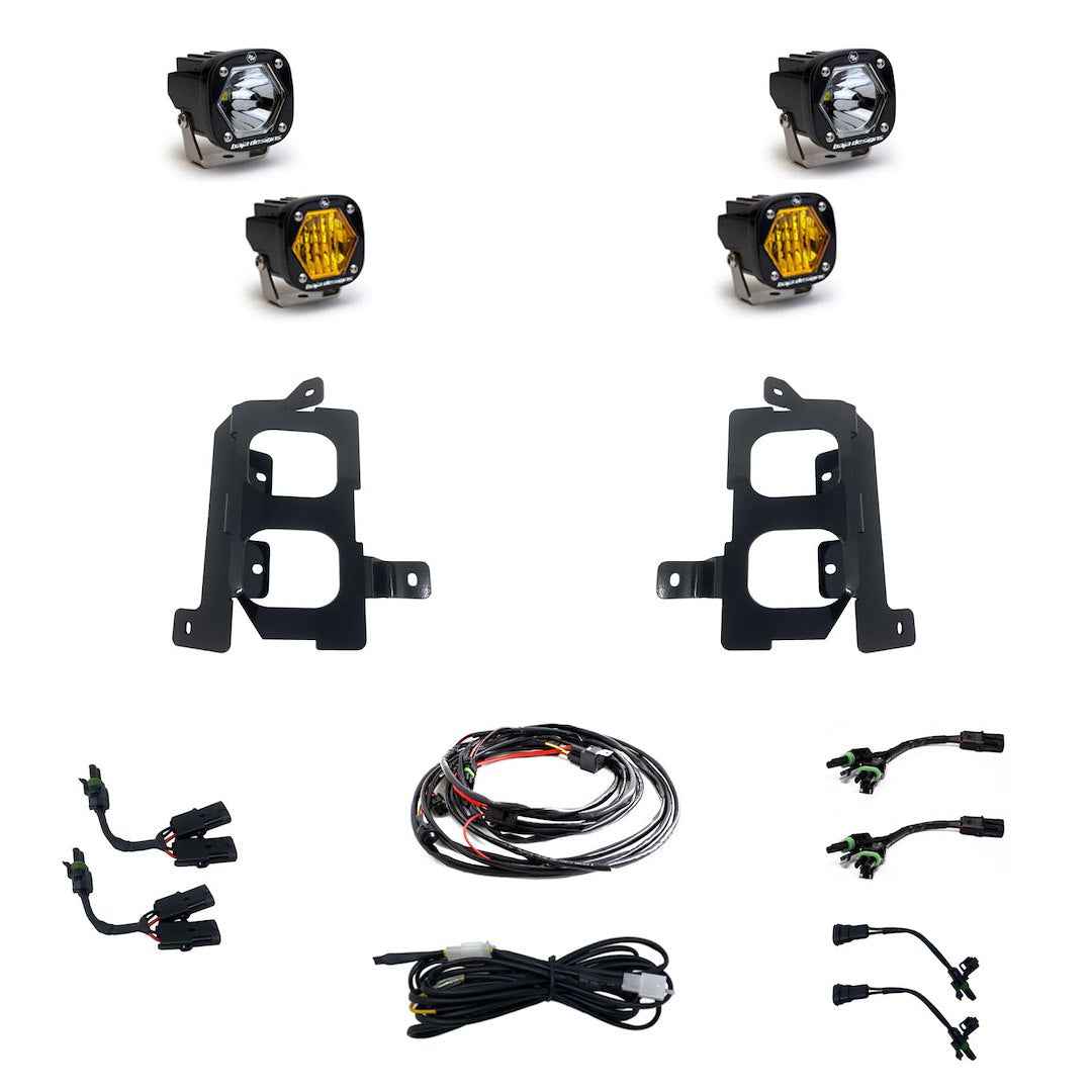 Baja Designs 447849 S1 LED Light Set for GMC 2500/3500
