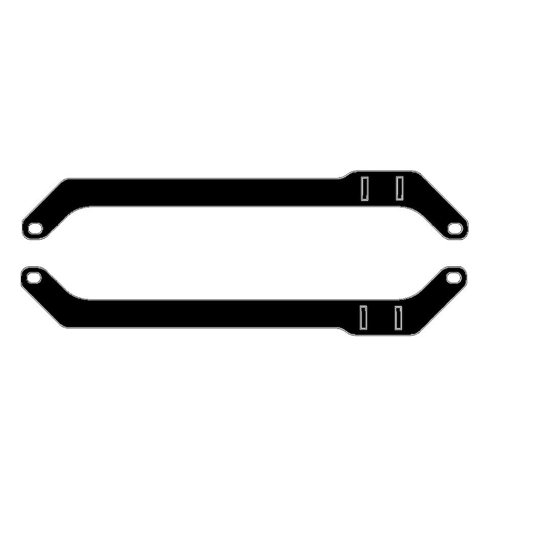 Exposed Racks 8-00-9924 Front Roof Rack Brackets and Bolts