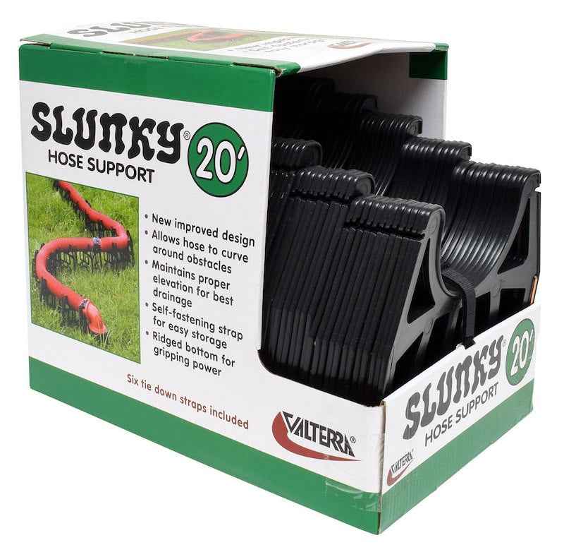 Valterra S2000 Slunky 20' RV Sewer Hose Support – Collapsible with Metal Hinges