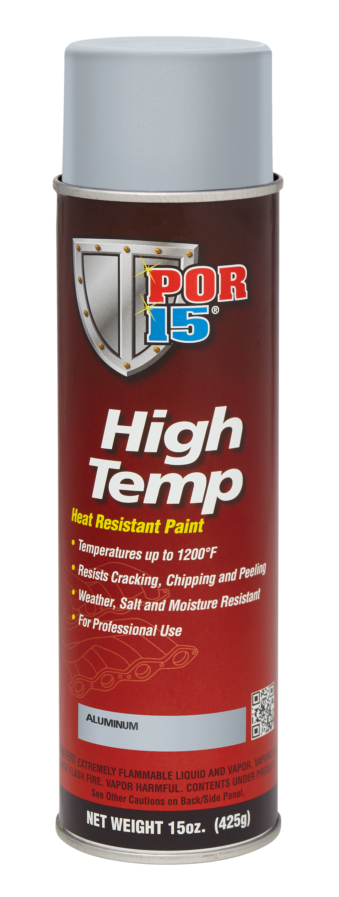 POR-15 44318 Aluminum High-Temperature Aerosol Paint