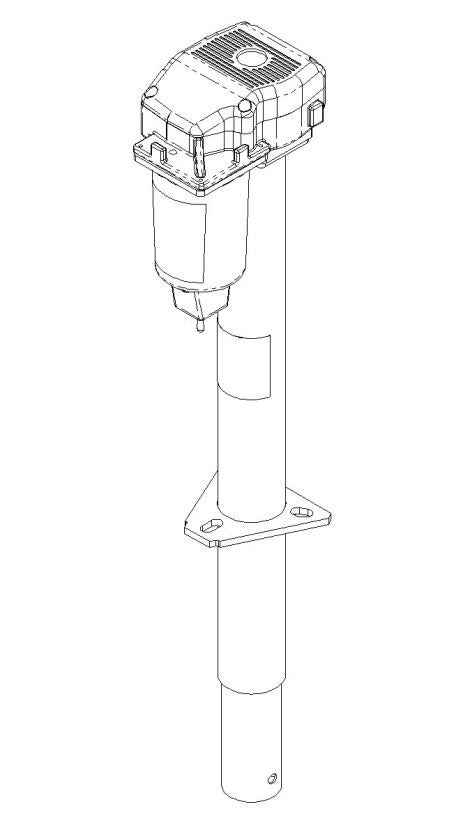 Pro Series Hitch 500198 Trailer Tongue Jack - 2500 lb