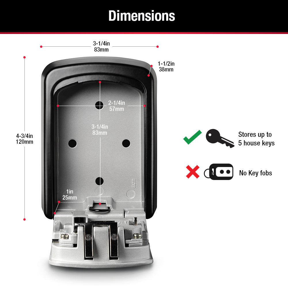 Master Lock Starter Sentry 5401d Key Storage Case - image 3