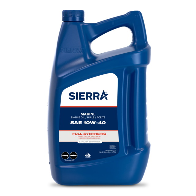 Sierra Marine 18-9559cat-3 10W-40 Synthetic Oil, Gallon