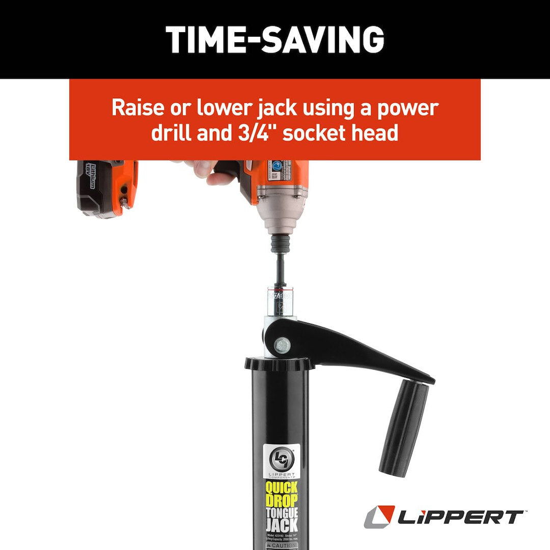 Lippert Components 733926 Trailer Tongue Jack - image 5