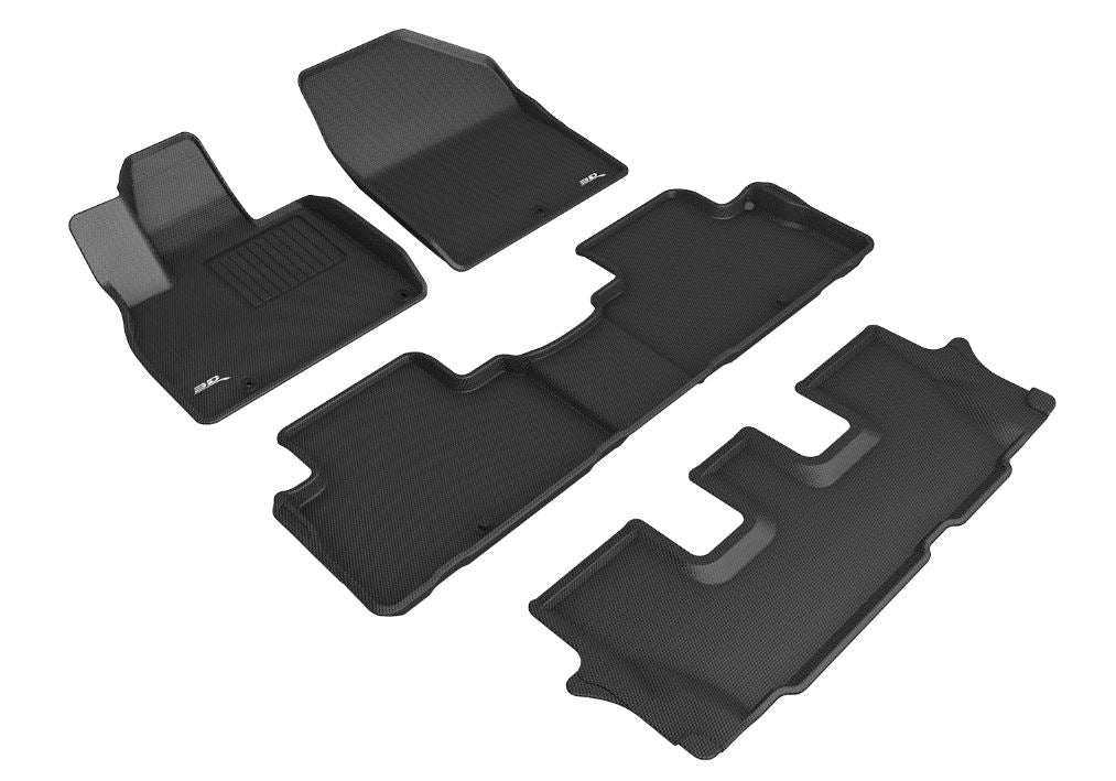 3D Mats KAGU Floor Liner Thermoplastic Rubber Of Carbon Fiber Texture L1KA05201509 - image 1