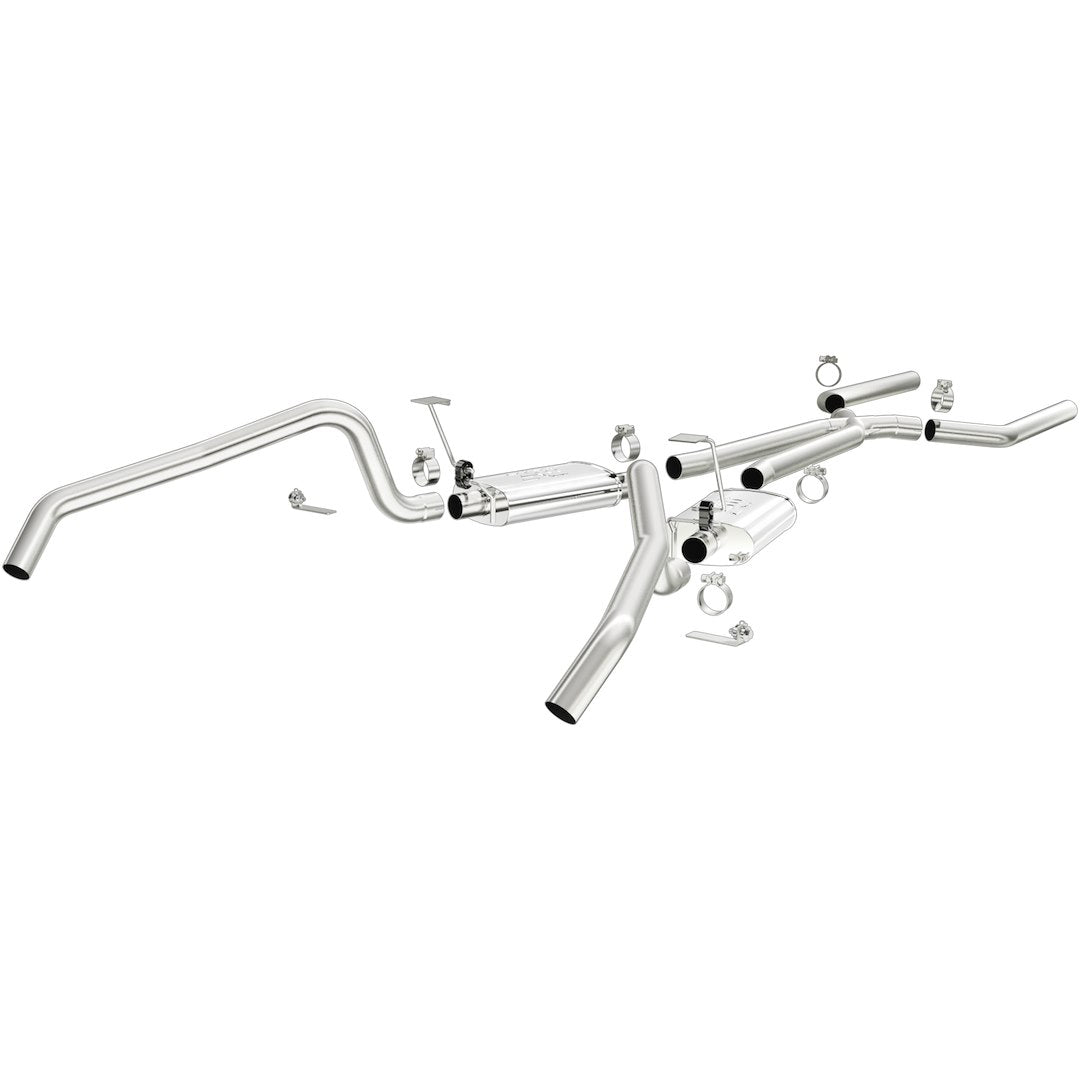 MagnaFlow 15896 Dual Crossmember-Back Exhaust Kit with Tru-X