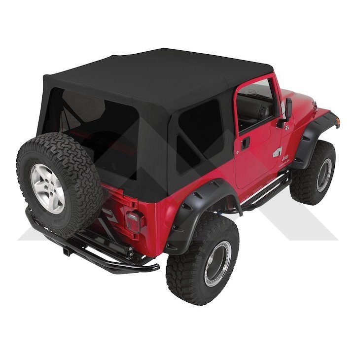 Crown Automotive CT20035T RT Off-Road Black Diamond Soft Top - image 1