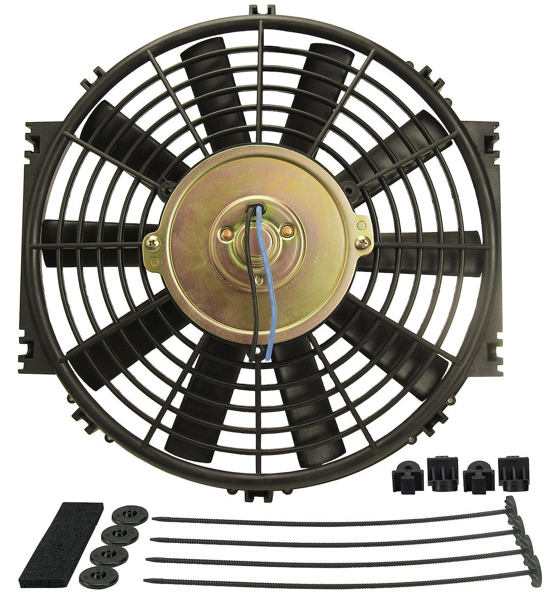 Derale 16910 Straight-Blade Pusher/Puller Electric Fan - image 1