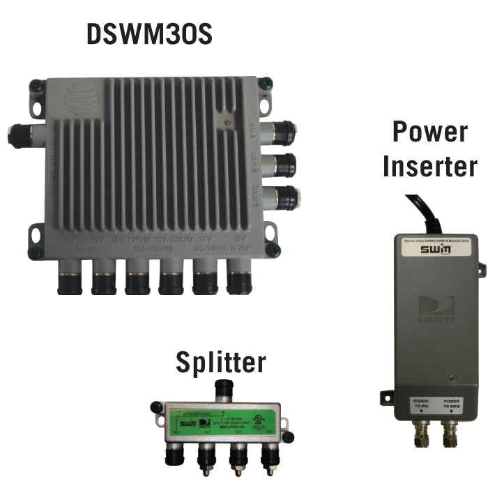 Winegard SWM-D30 DIRECTV Single Wire Multi-Switch Kit