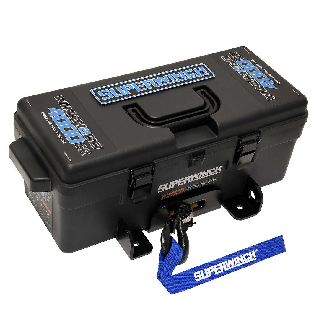 Superwinch 1140232 Winch2Go 4,000-lb Synthetic Rope Winch