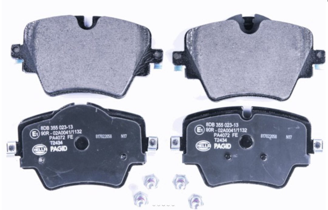 Hella Pagid 355023131 Low-Metallic Disc Brake Pad Set