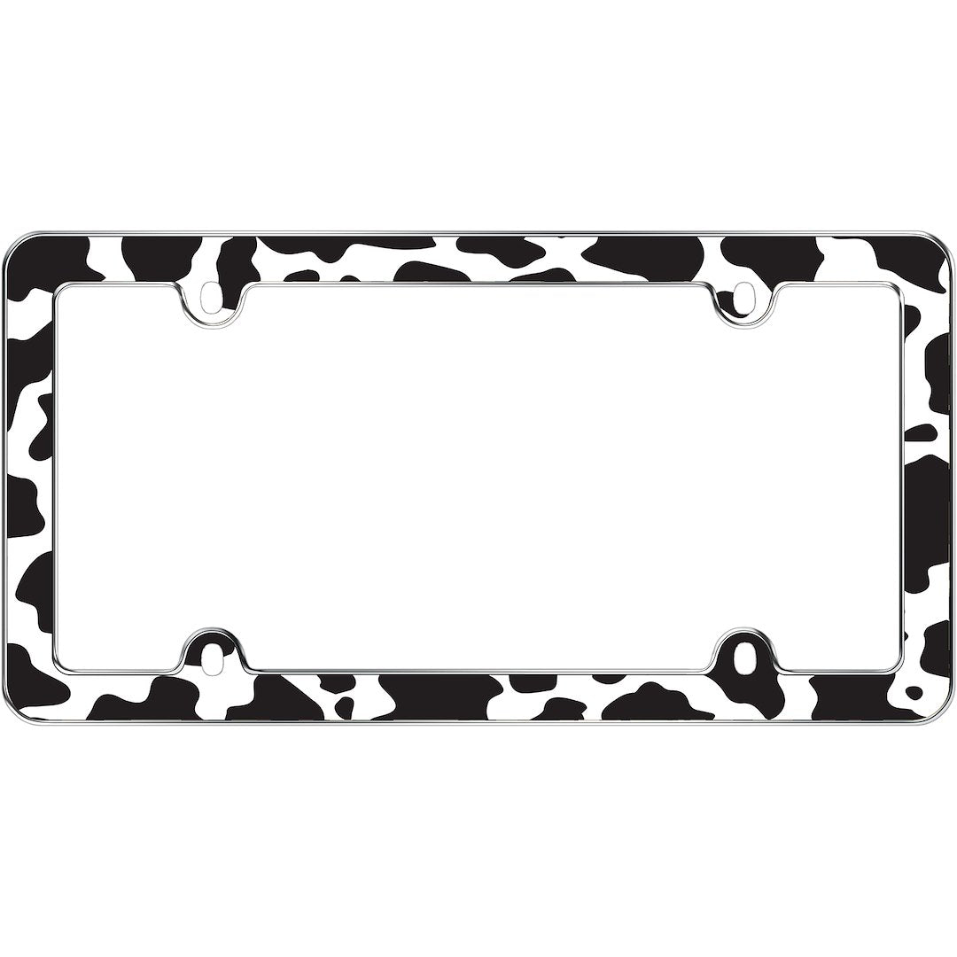 Cruiser 23430 Cow Print License Plate Frame - image 1