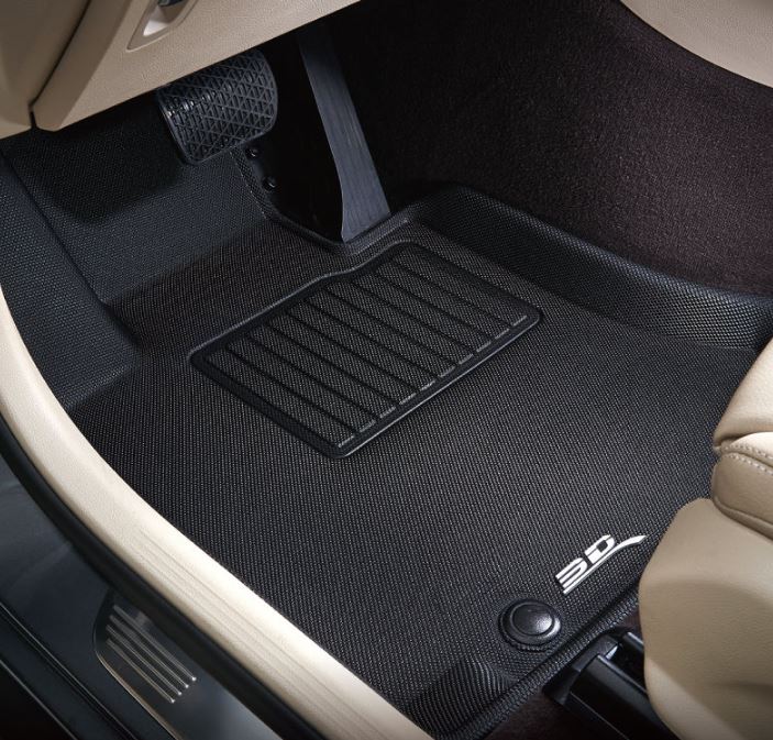 3D Mats KAGU Floor Liner Thermoplastic Rubber Of Carbon Fiber Texture L1HD13401509 - image 2