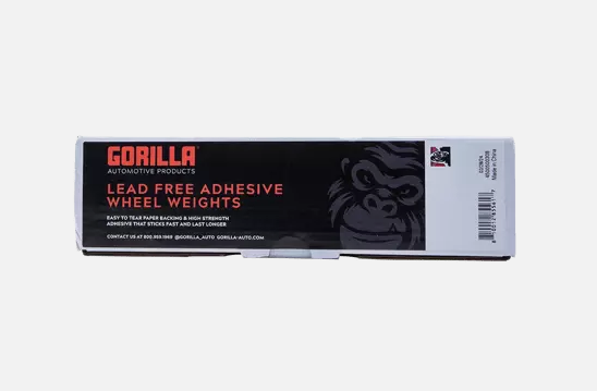 Gorilla 10012fg Silver Low-Profile 1-oz Wheel Balance Weights