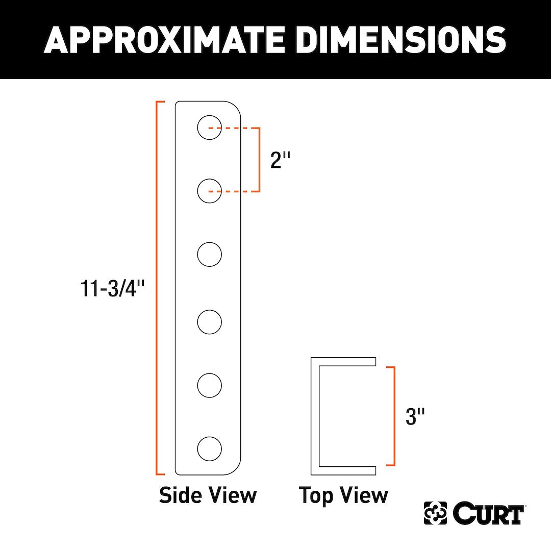 Curt 48650 Lunette Channel - image 4