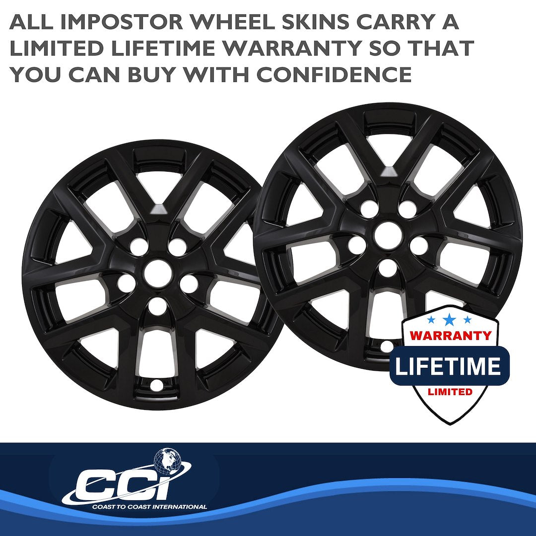 Coast To Coast IMP486BLK Equinox Black 17-Inch Wheel Skin - image 4