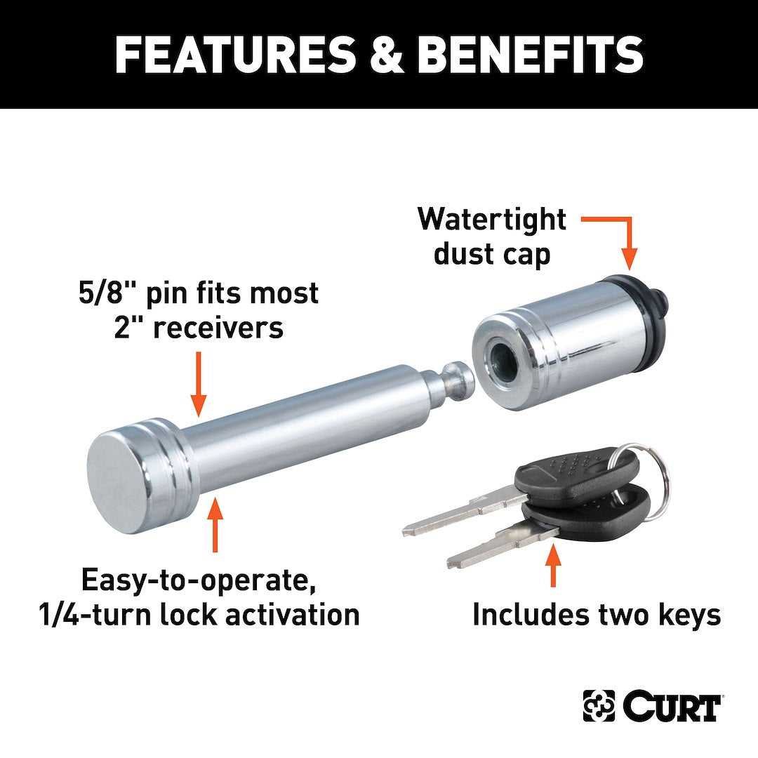 Curt 23515 Trailer Hitch Pin - image 2