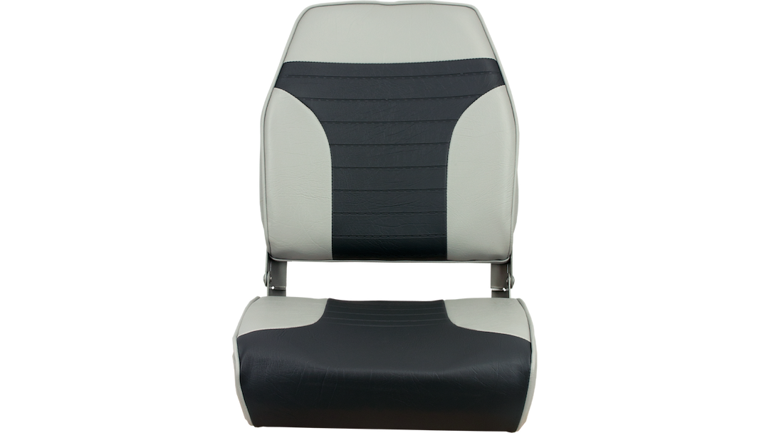 Springfield Marine 1040663 Gray/Charcoal High-Back Coach Seat